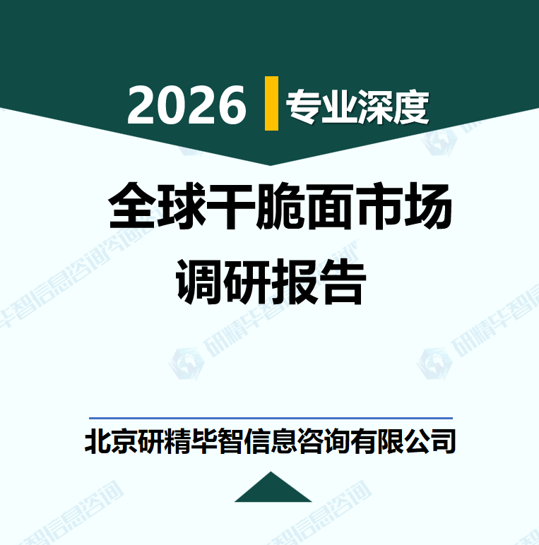 2026-2030年全球干脆面市場競爭格局及投資前景研究報告